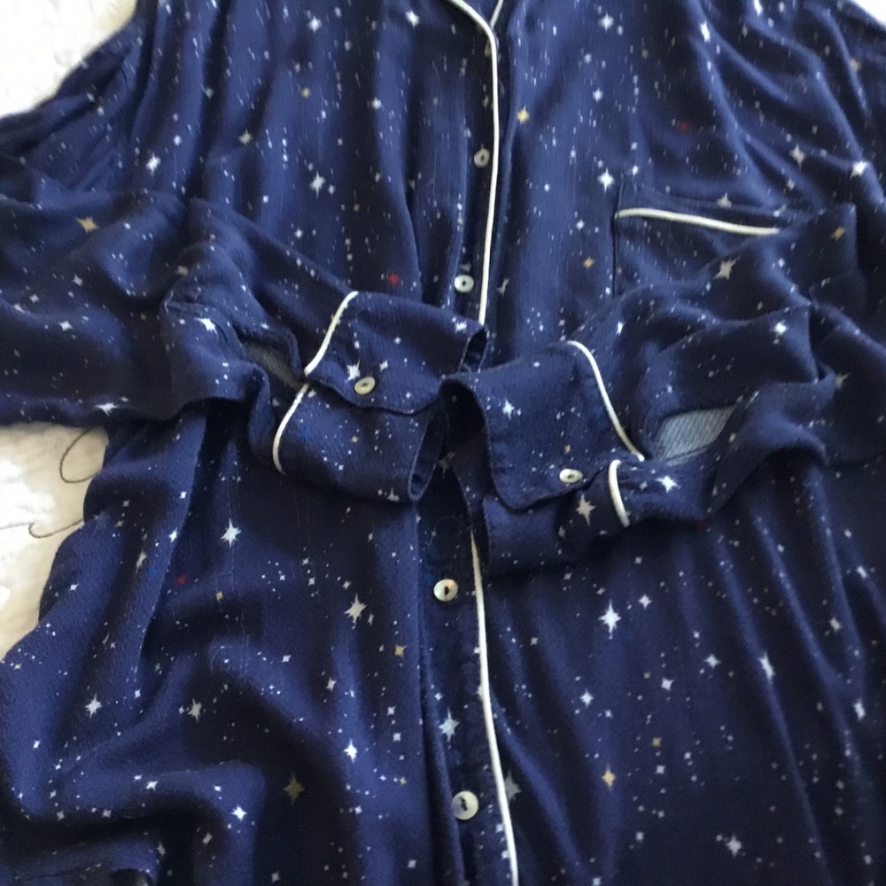 Negative top with stars